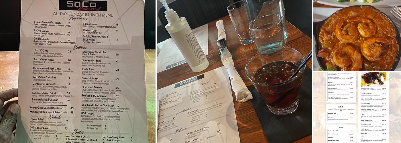 Soco Menu