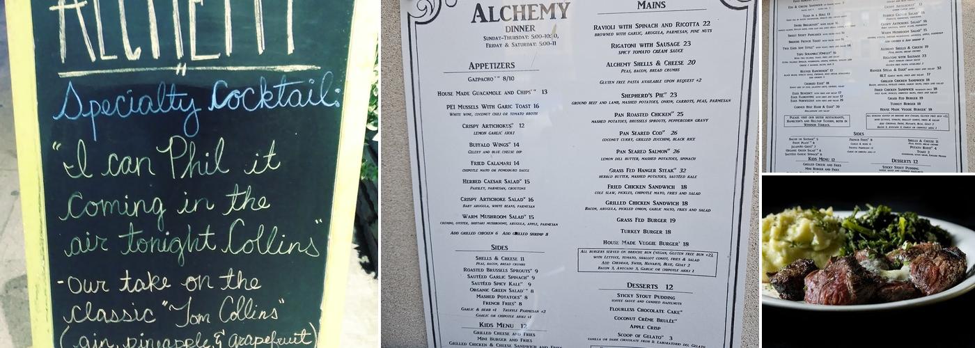 Alchemy Menu