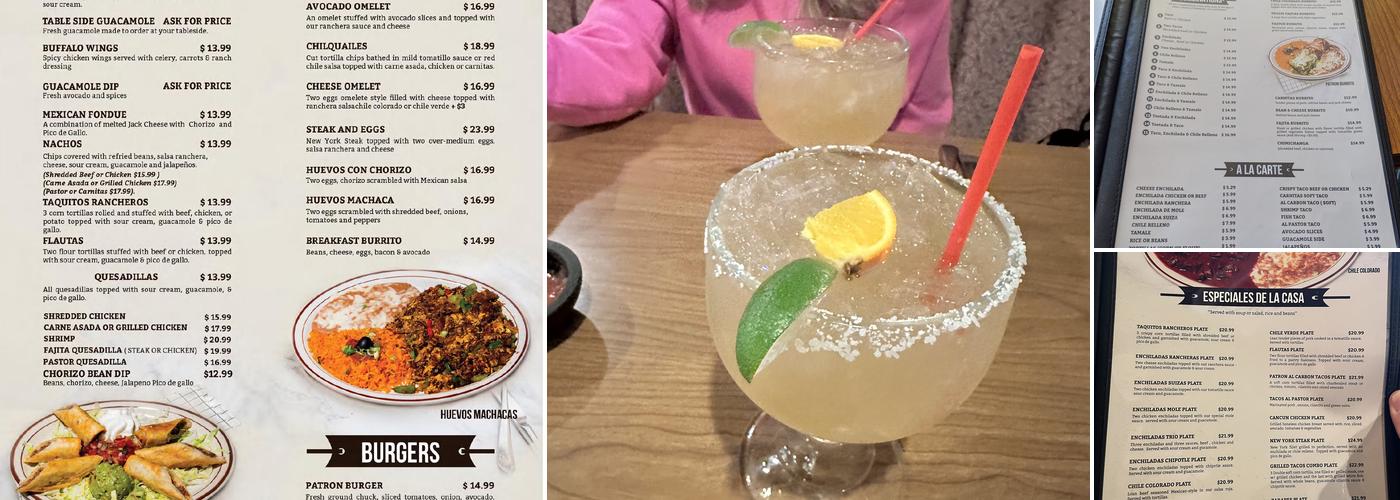 Patrón Mexican Bar & Grill Menu