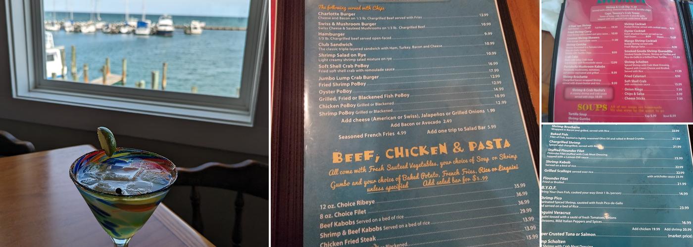 Charlotte Plummer Menu