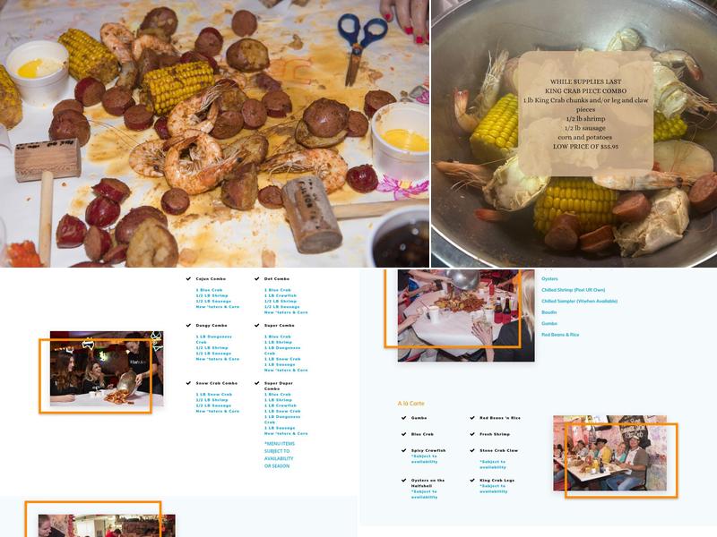 The Boiling Pot Menu