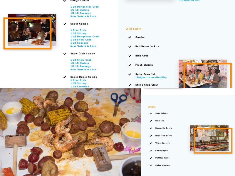 The Boiling Pot Menu