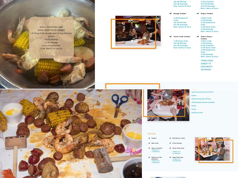 The Boiling Pot Menu