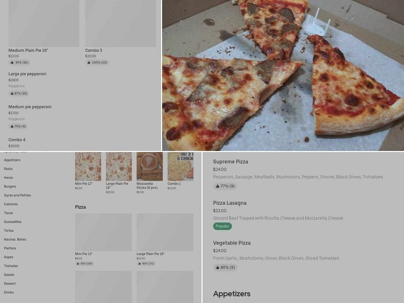 Jo Jo Pizza Menu