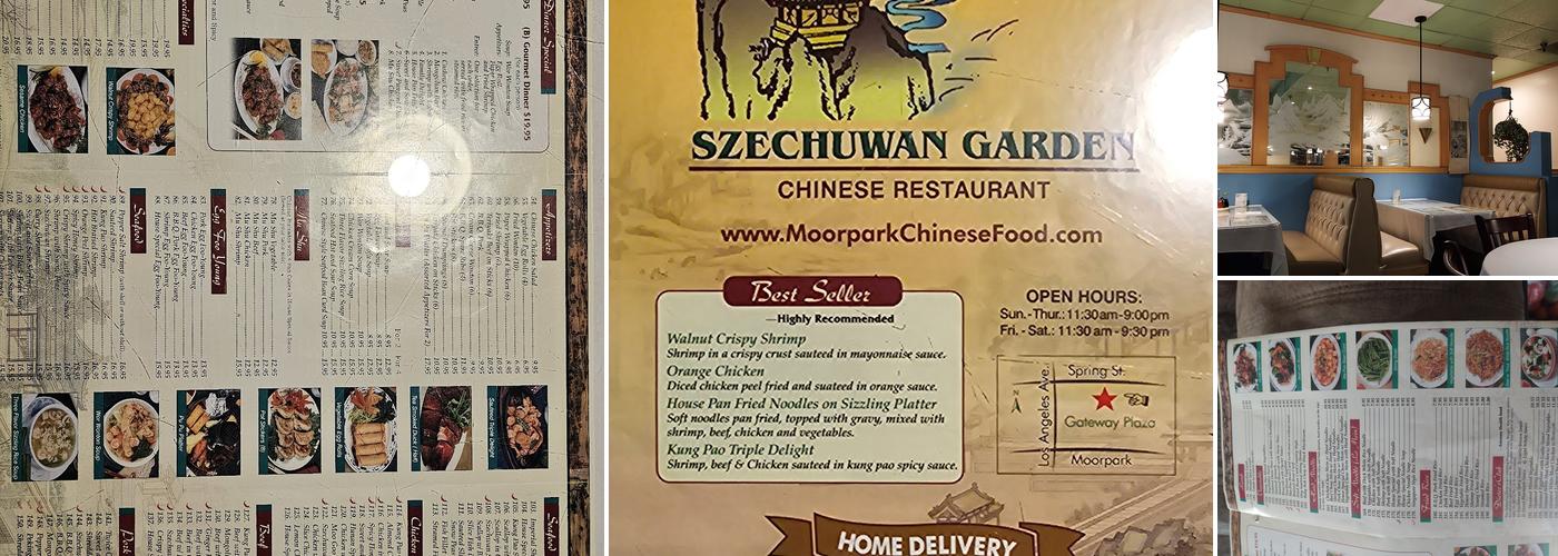 Szechuwan Garden Menu