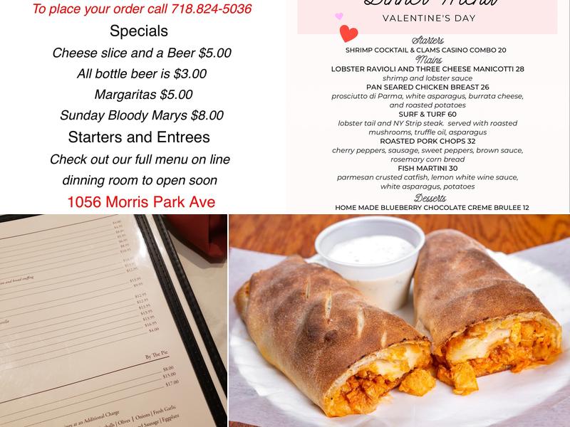 Addeo’s of the Bronx Menu