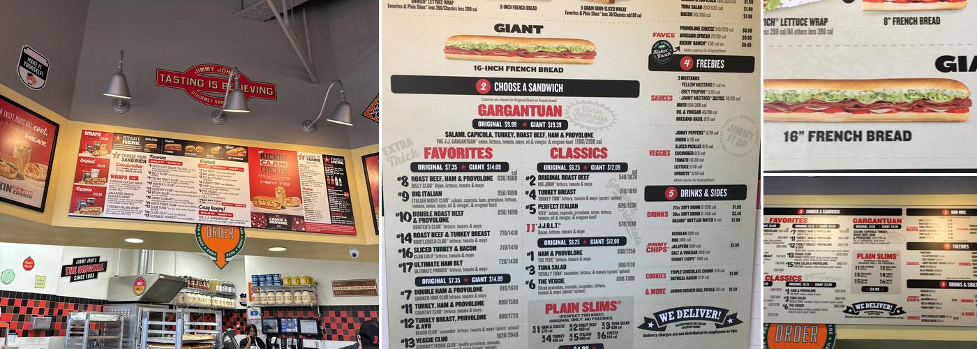 Jimmy John's Menu