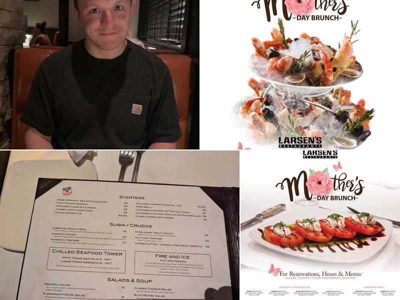 Larsen's Steakhouse -- Valencia Menu