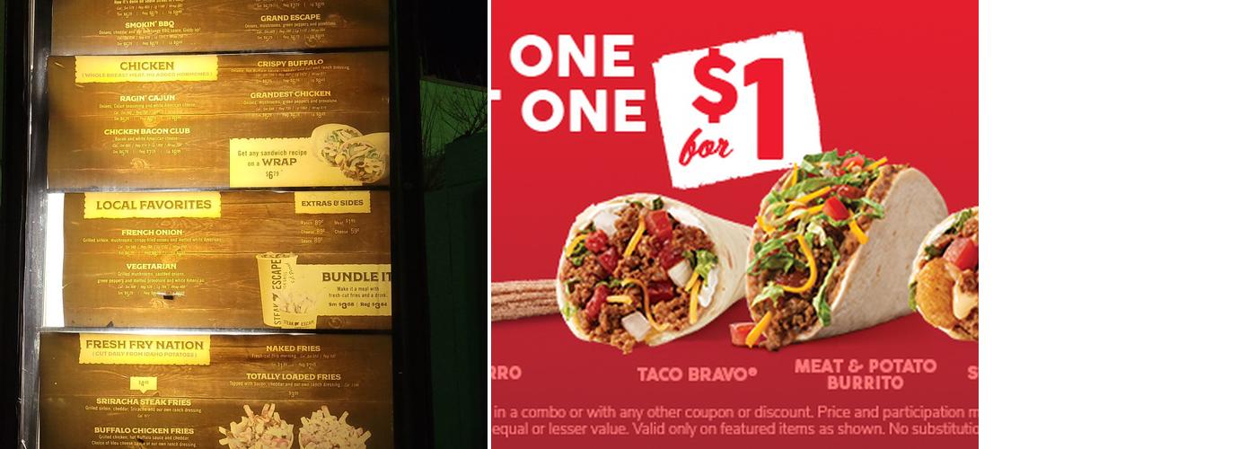 Taco John's Menu