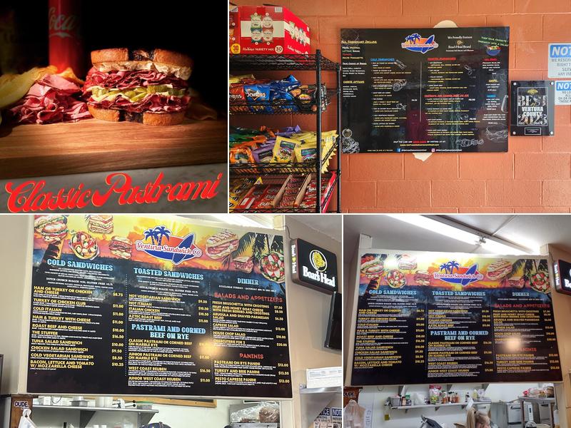 Ventura Sandwich Company Menu