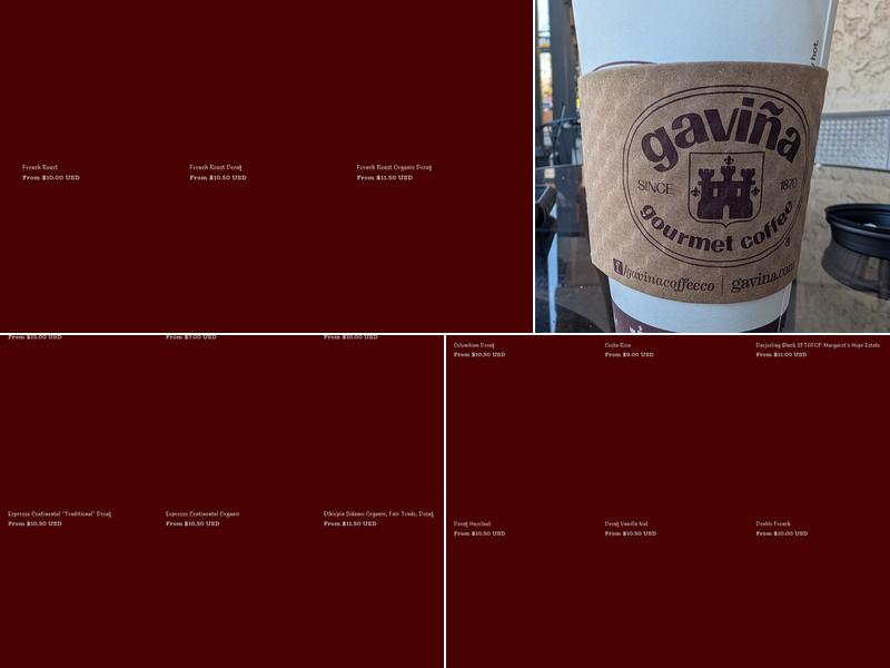 Java & Joe Menu