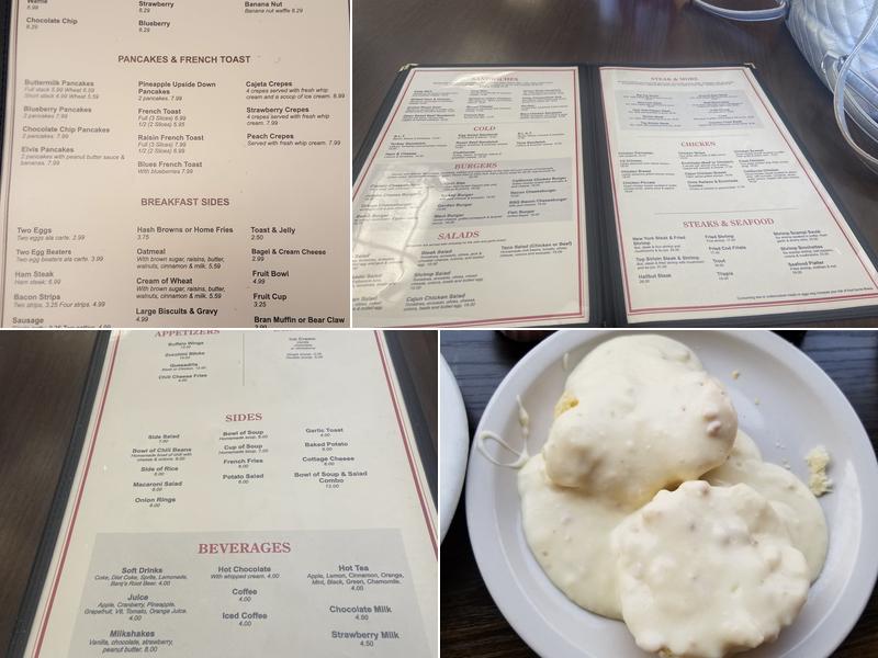 Main Street Restaurant and Steak House Menu