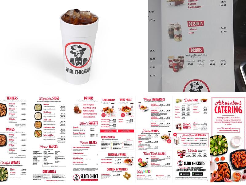 Slim Chickens Menu