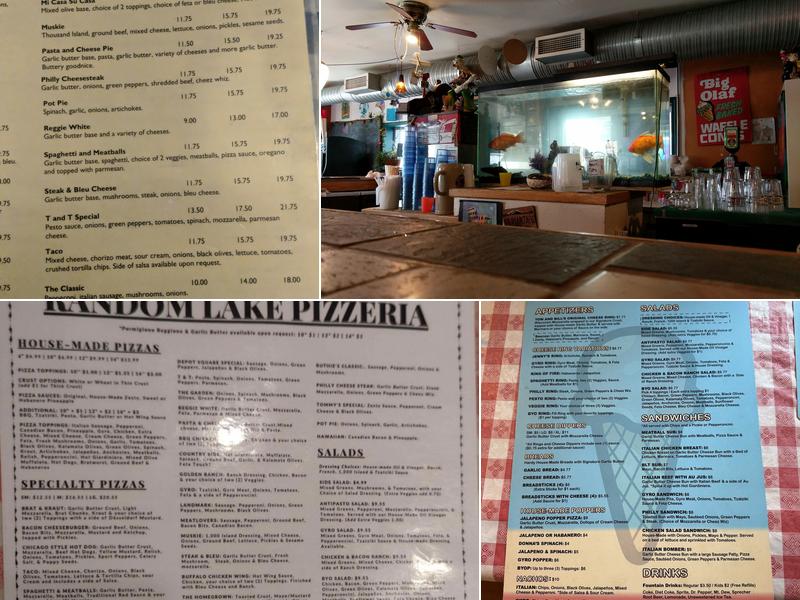 Random Lake Pizzeria Menu