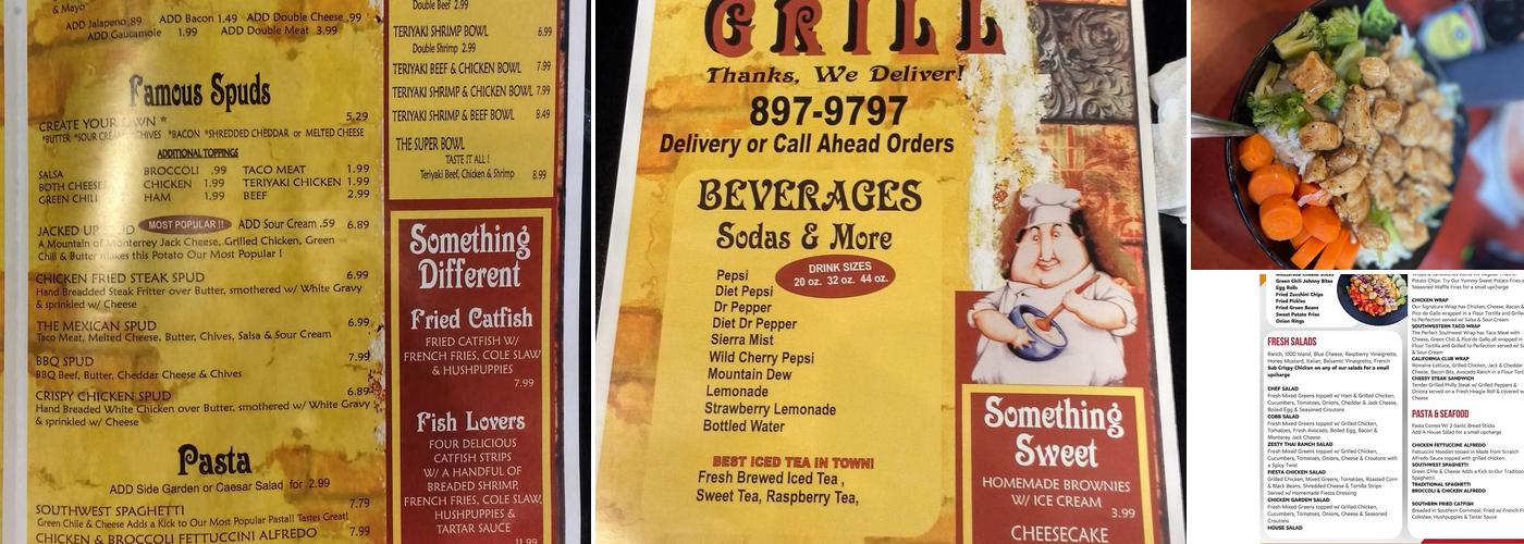 Something Different Grill-Levelland Menu