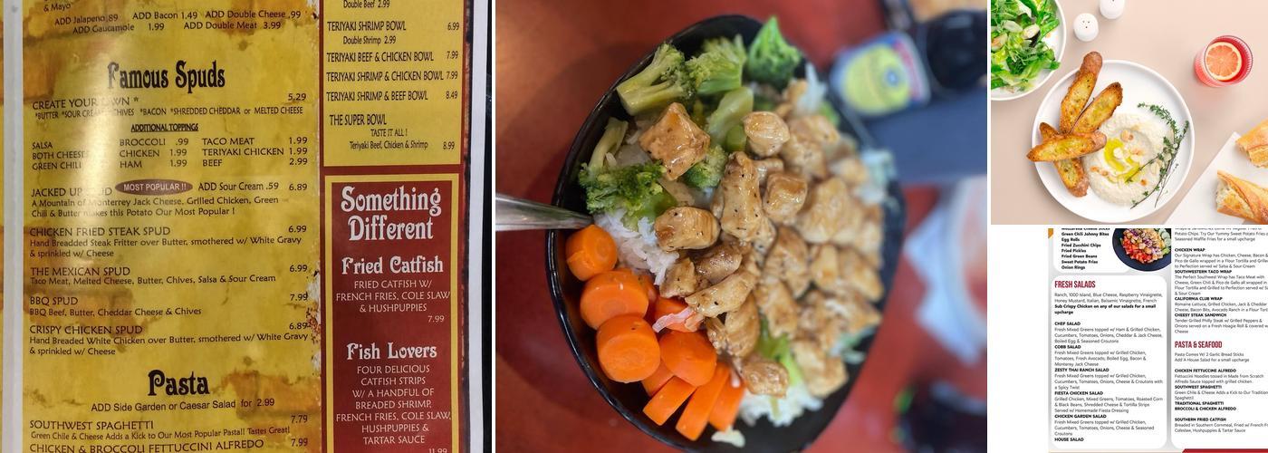 Something Different Grill Menu
