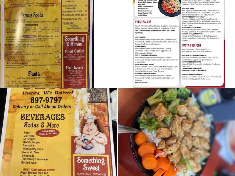 Something Different Grill-Levelland Menu