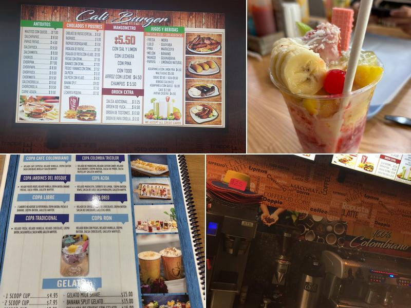 Cali Burger Menu