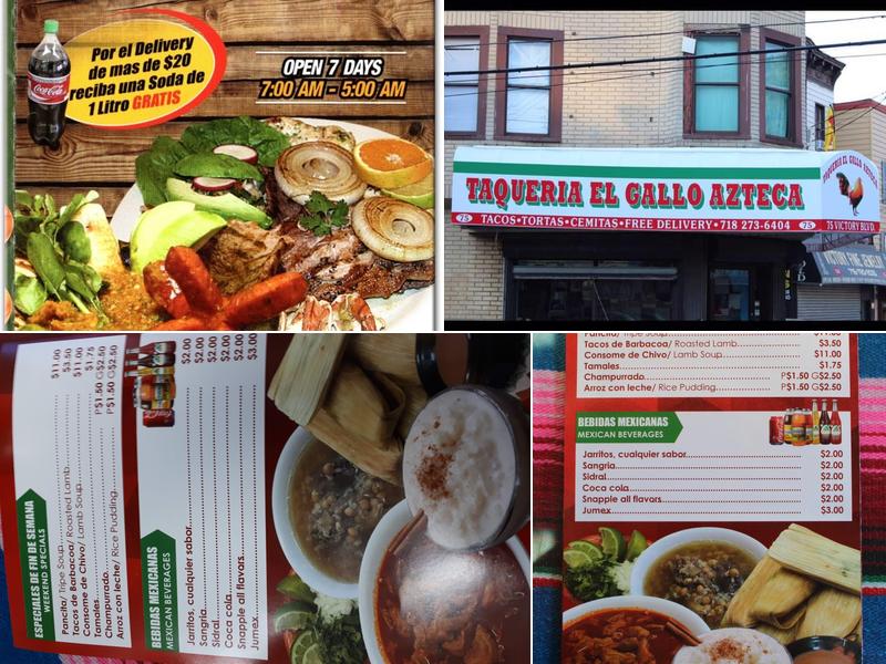 Taqueria el gallo azteca 75 Victory Blvd, Staten Island