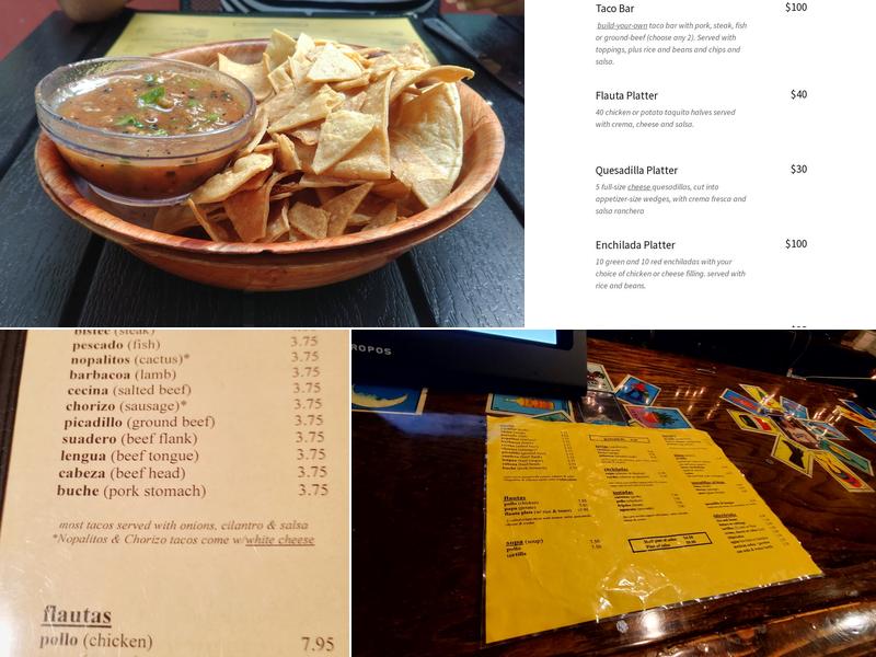 Taqueria Downtown Catering Co Menu