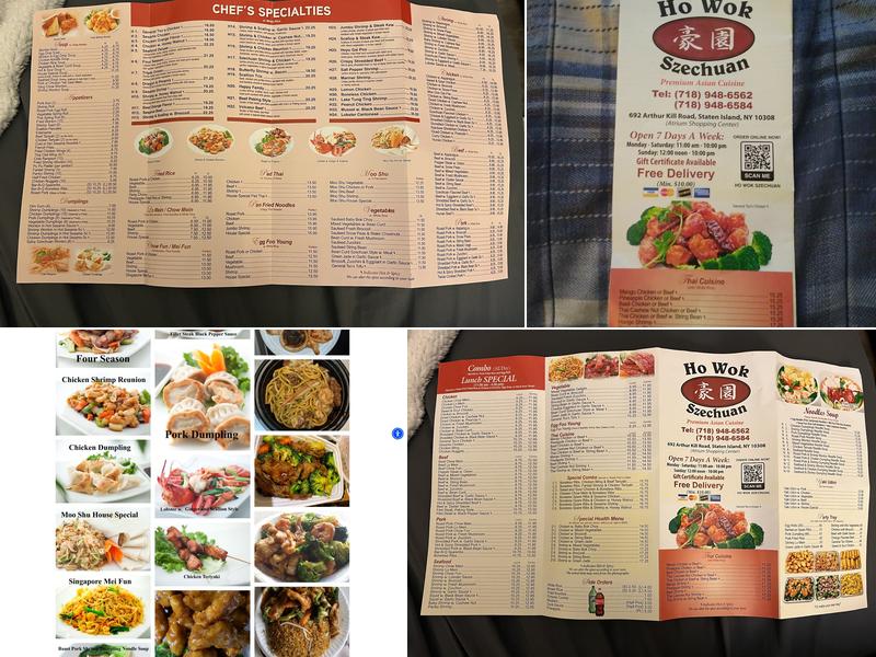 Ho Wok Menu