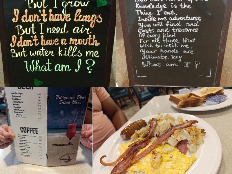 Bridgeview Diner Menu