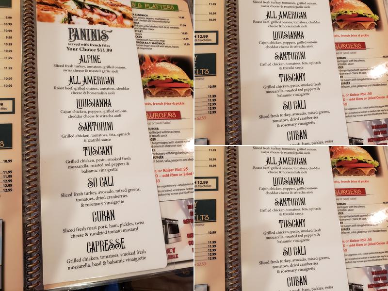 Bridge-Way Diner & Restaurant Menu