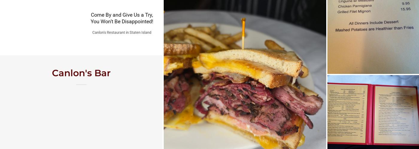 Canlon's Menu