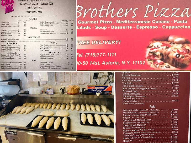 Brother's Pizzeria Menu