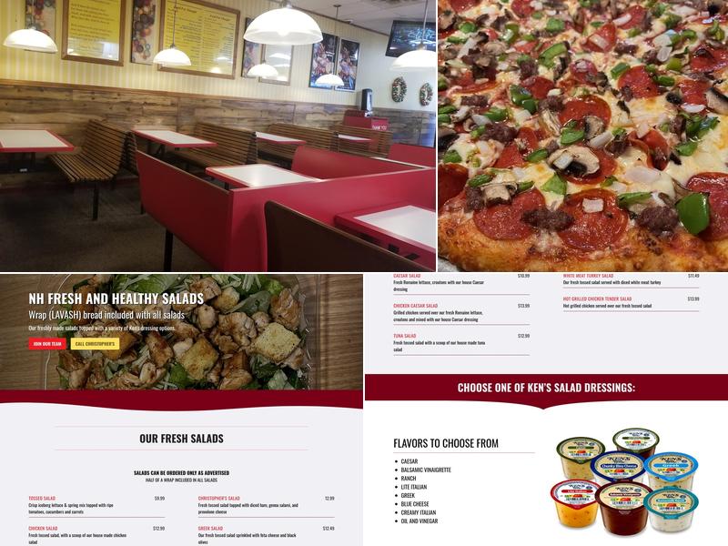 Christopher's Subs & Pizza Menu