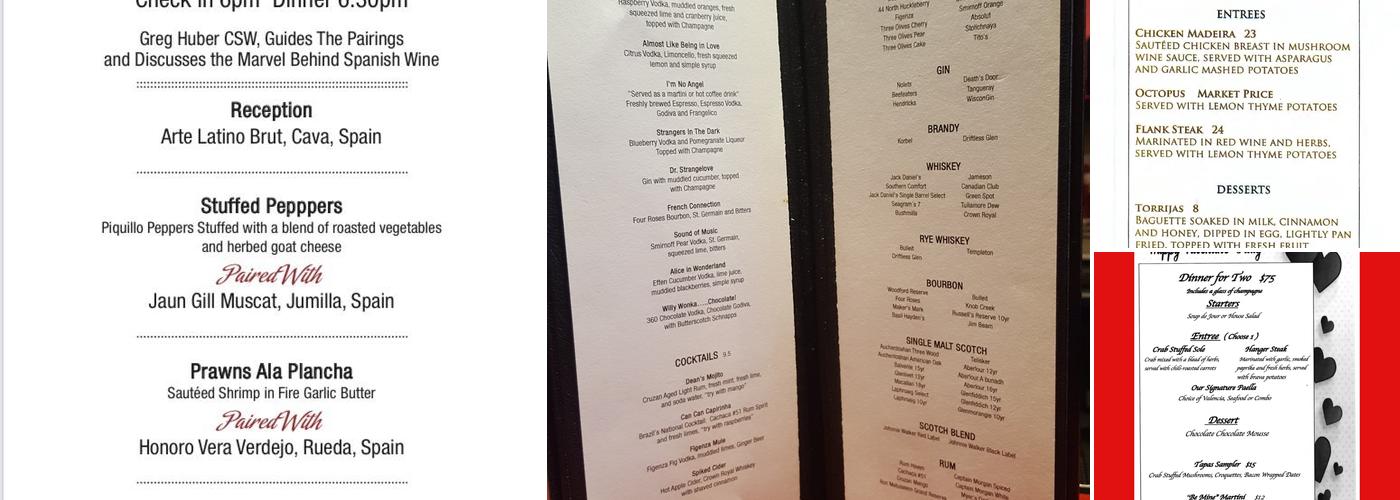 The Icon Restaurant Menu