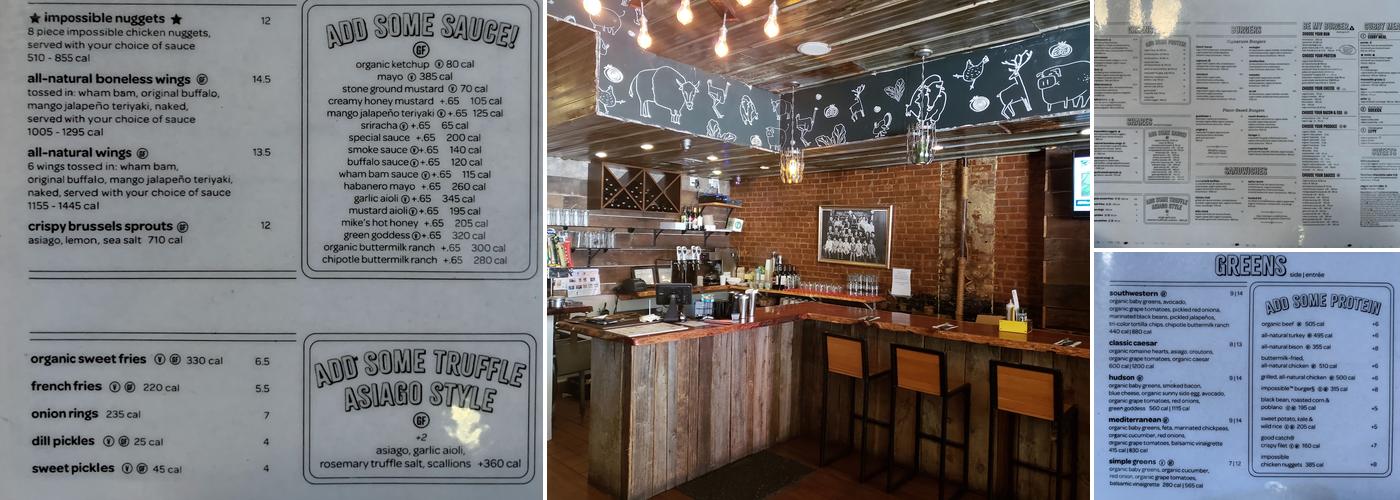 Bareburger Menu