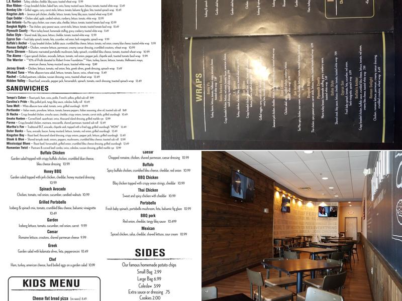 Wrap City Sandwich Co. Menu