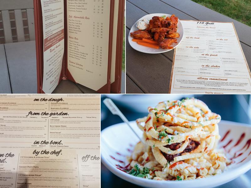 110 Grill Nashua Menu