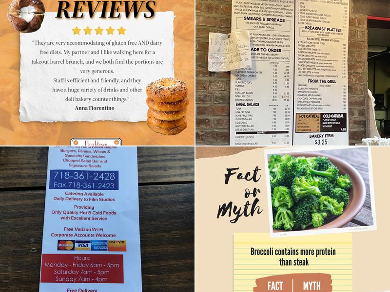 Bricktown Bagels & Cafe Menu