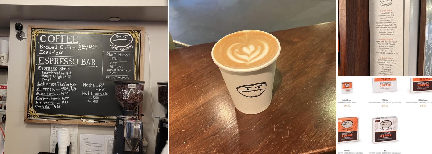 Cafe Grumpy - Grand Central Terminal Menu