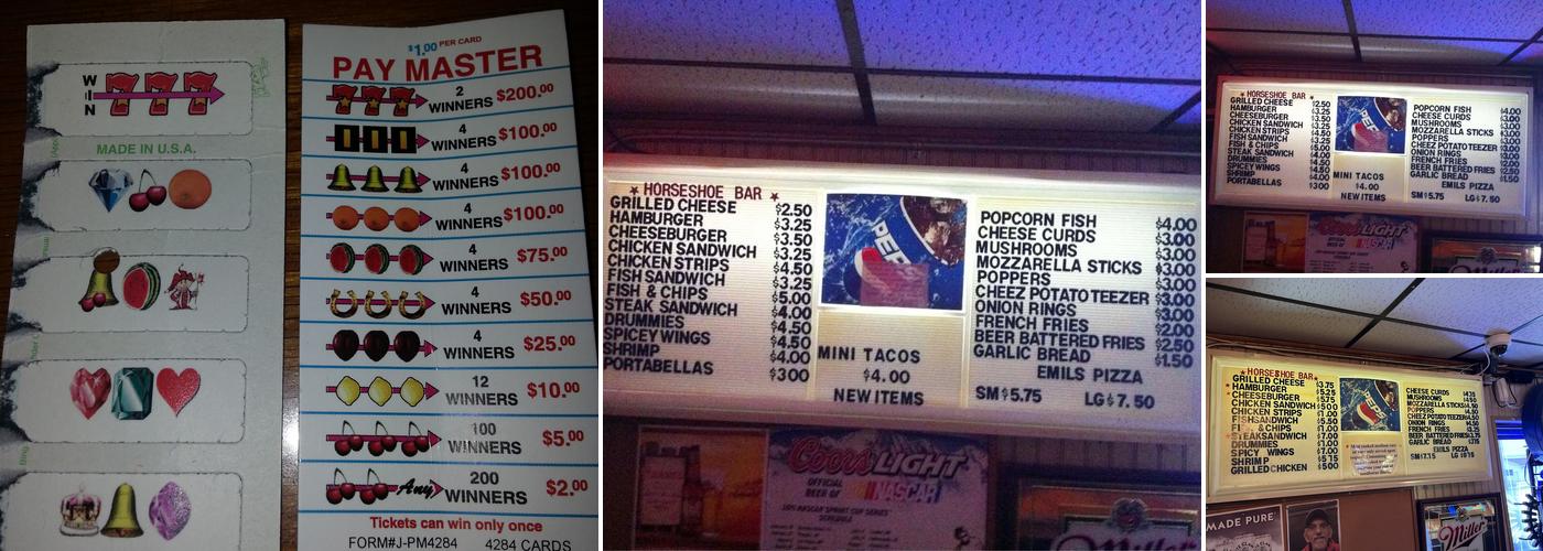 Mike's Horseshoe Bar & Grill Menu