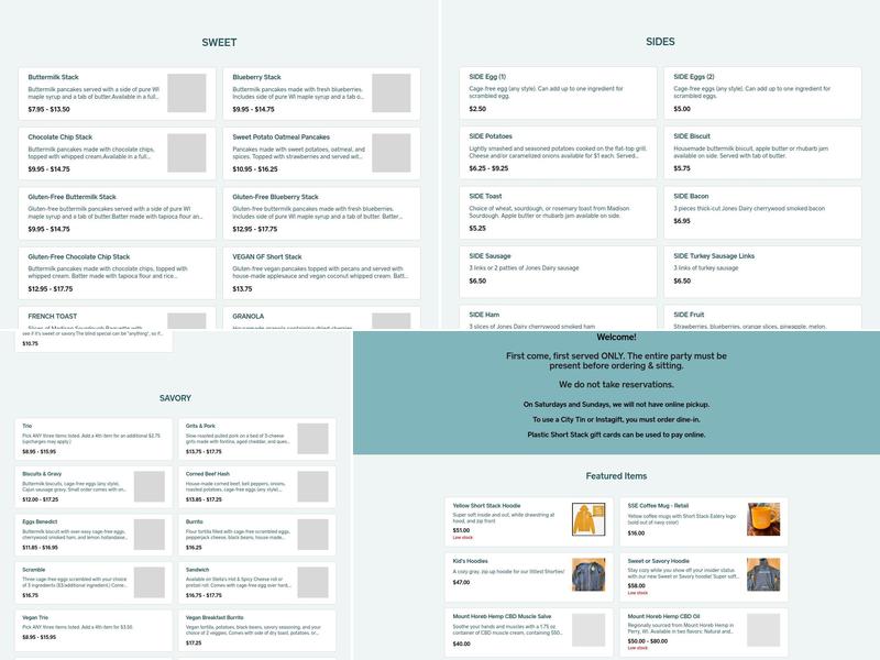 Short Stack Eatery Menu