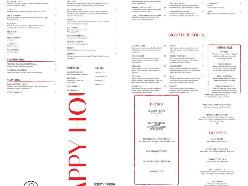 RED Menu