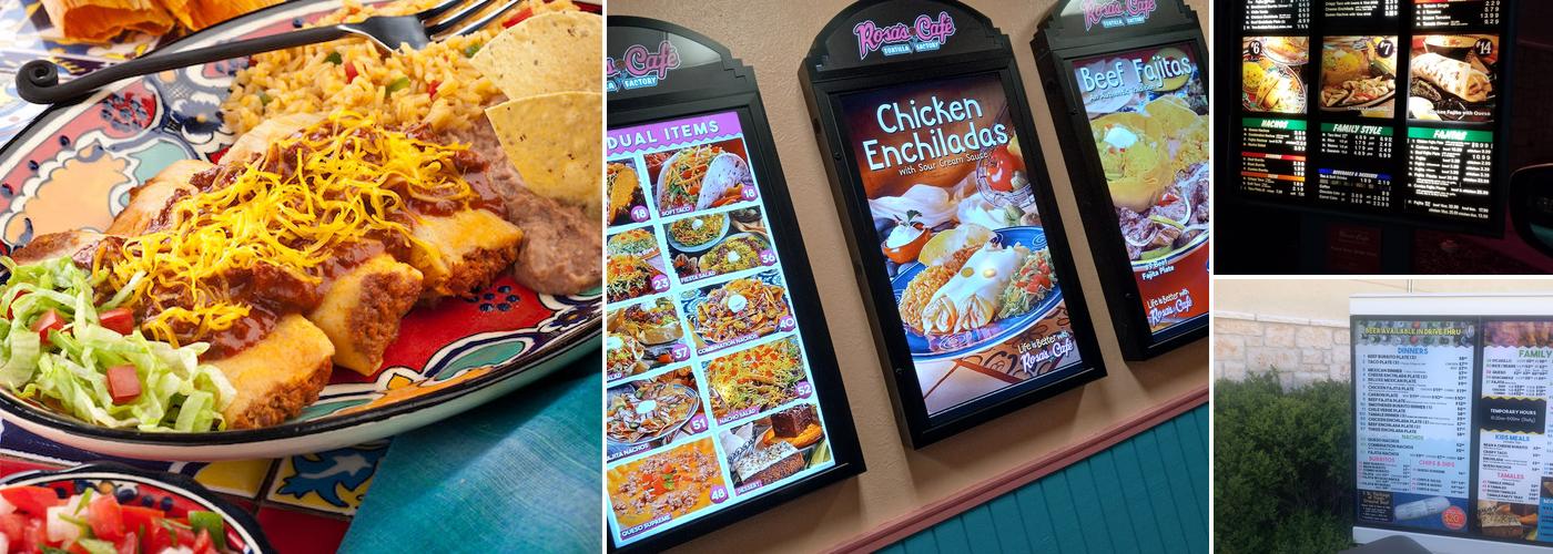 Rosa's Café & Tortilla Factory Menu