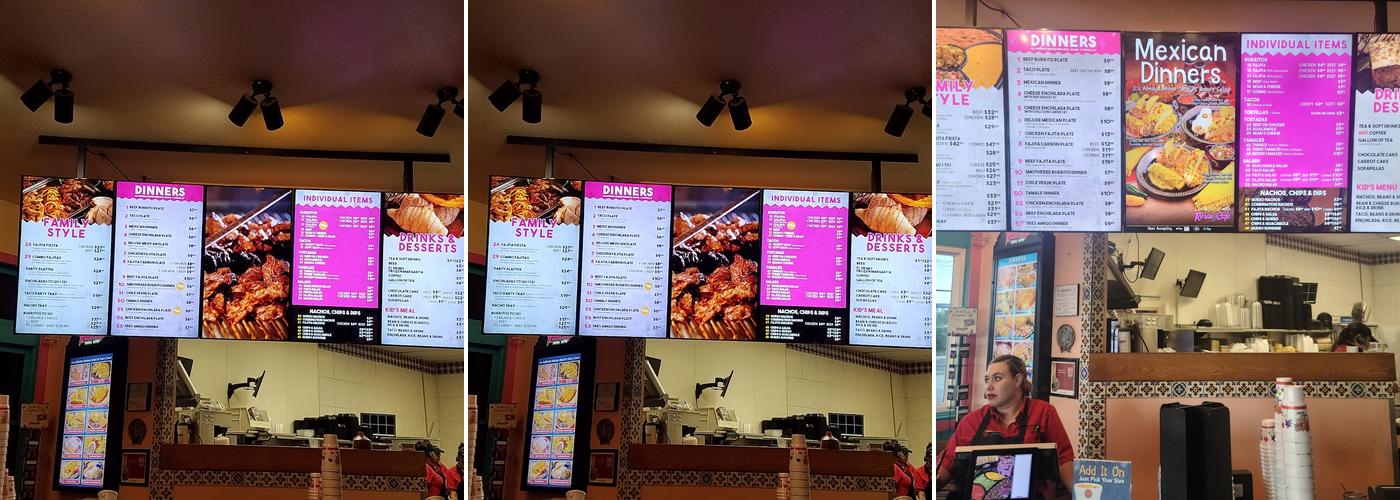 Rosa's Café & Tortilla Factory Menu