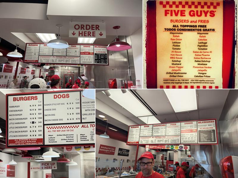Five Guys Menu