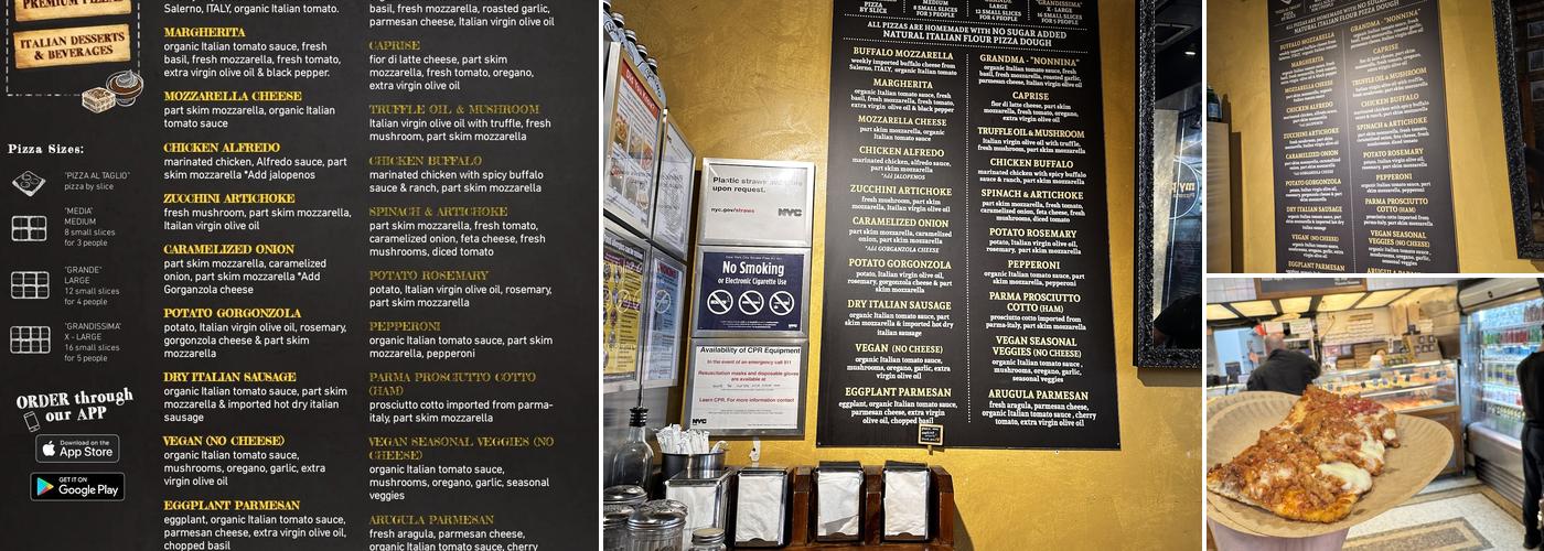 My Pie Pizzeria Romana Menu