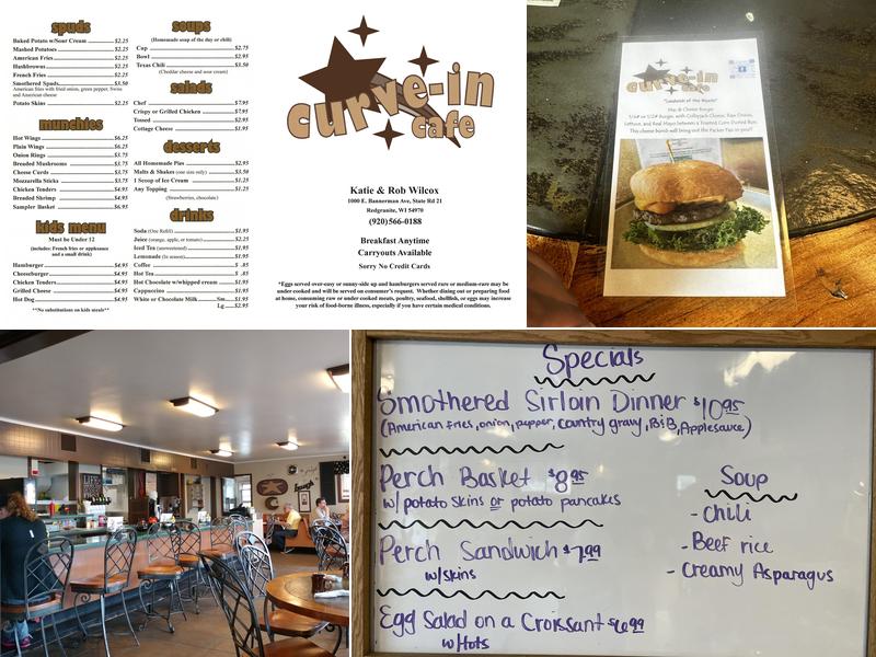 Curve-In Cafe Menu