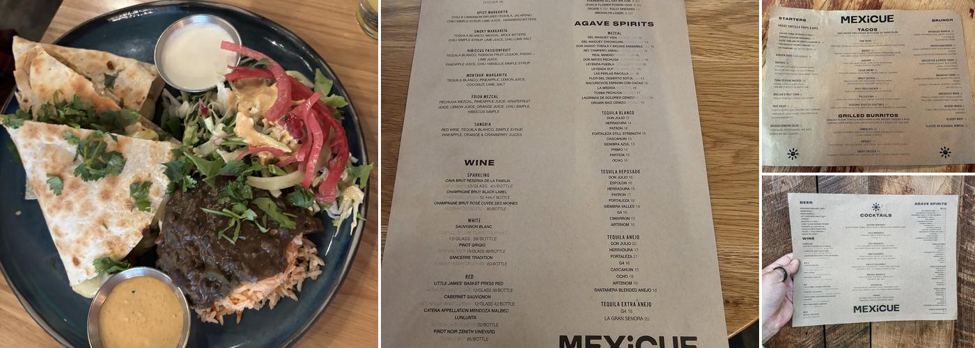Mexicue Menu