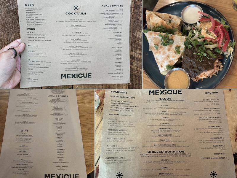 Mexicue Menu