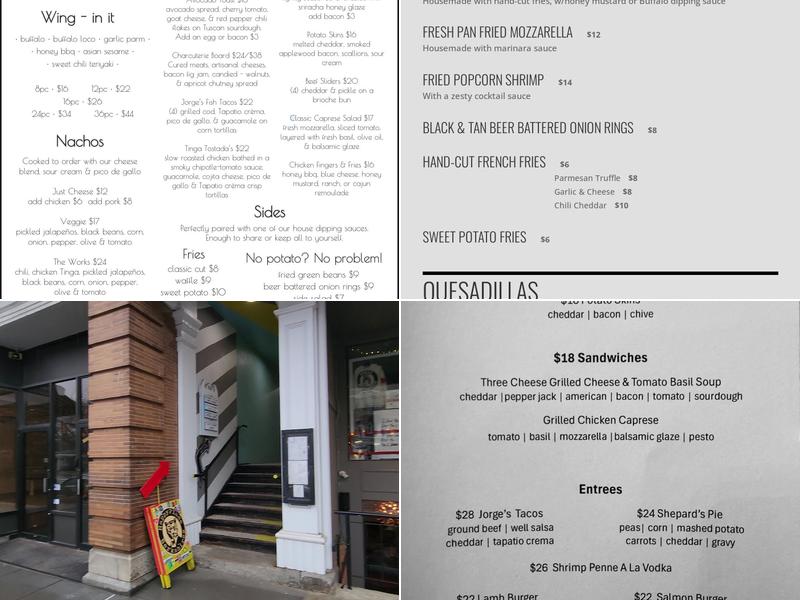 The Well Restaurant + Bar Menu