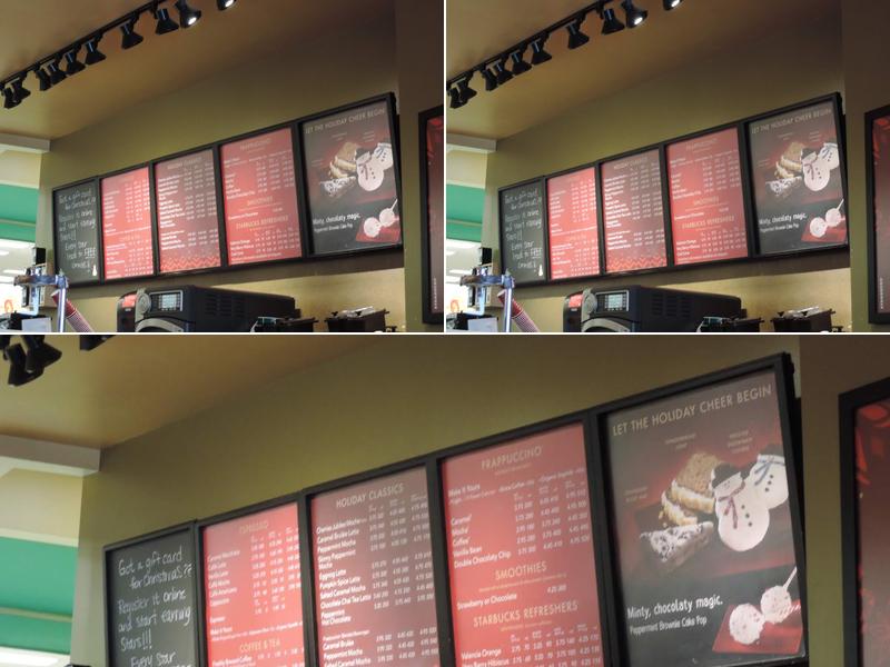 Starbucks Menu