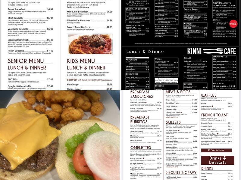 Kinni Cafe- River Falls Menu