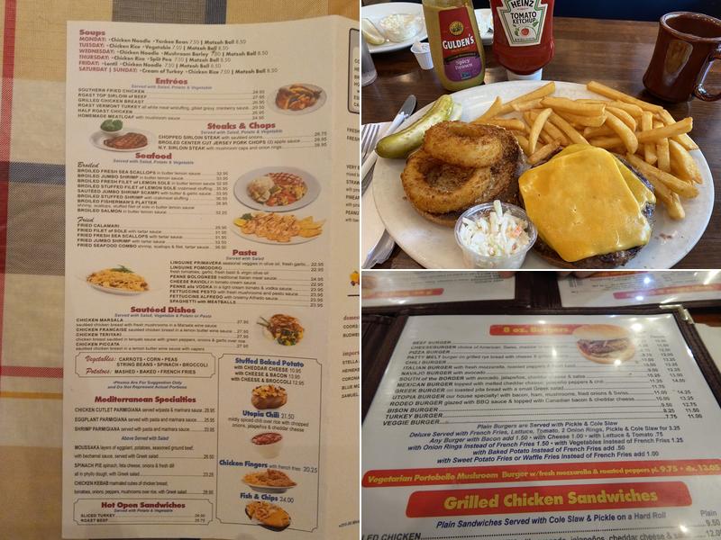 Utopia Diner Menu